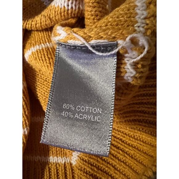 Cute yellow striped sweater by Marled
Size small 
Good condition - Picture 5 of 8